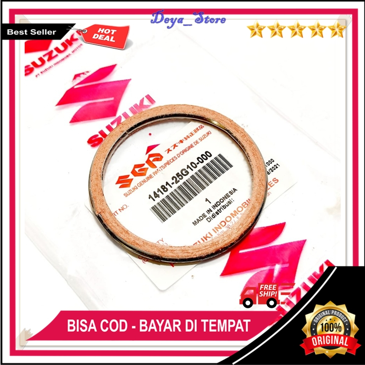 Packing Sambungan Knalpot Satria FU 150 Ori SIlencer Satria FU SGP Besar Original Asli Berkualitas