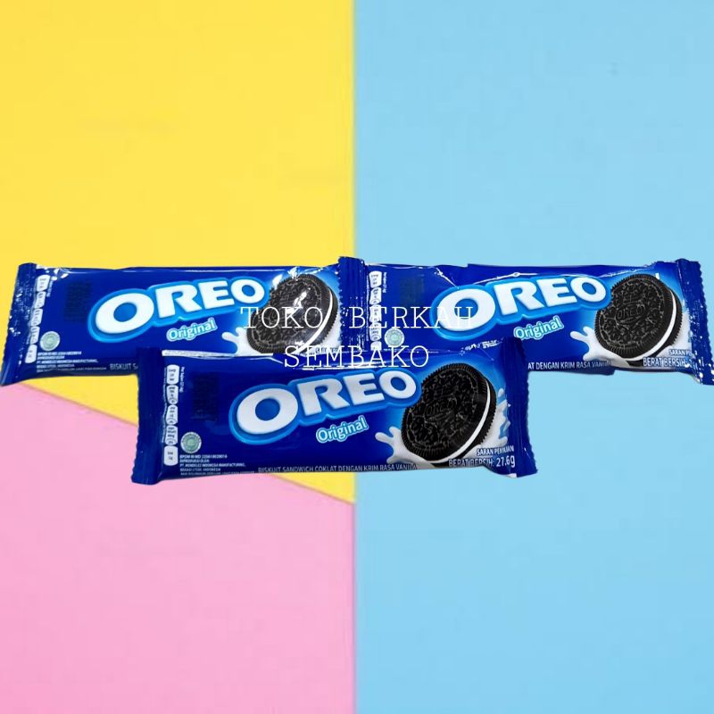 

Oreo Biskuit Krim Vanilla Original Isi 12 PCS -1 PACK