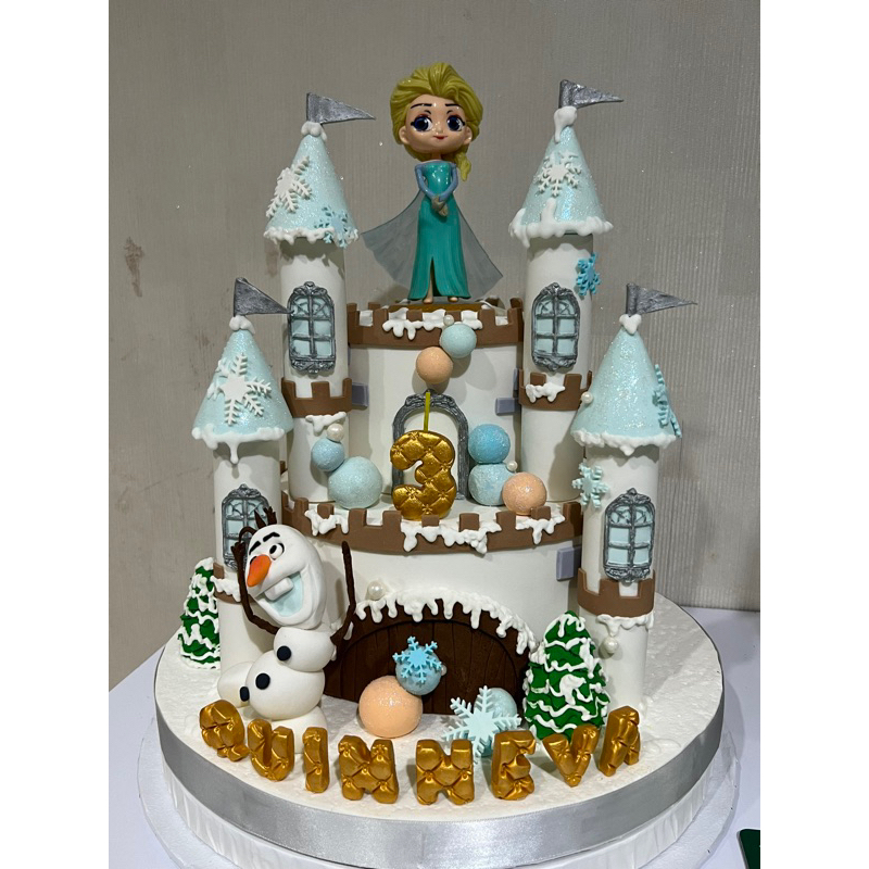 

dummy birthday cake frozen theme