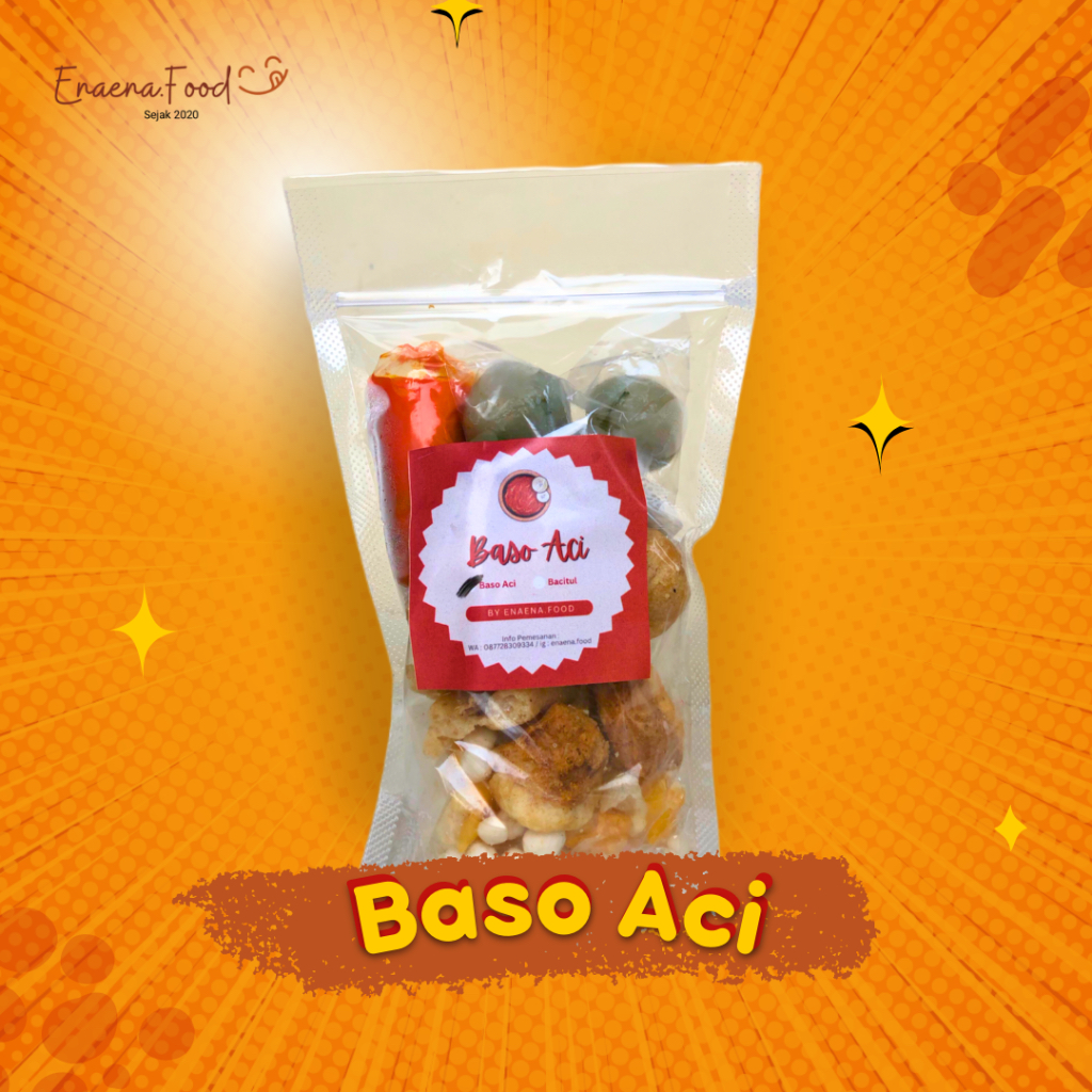 

Baso Aci / Cilok Kuah / Baci Instan / Bacitul / Baso Aci Enaena.food