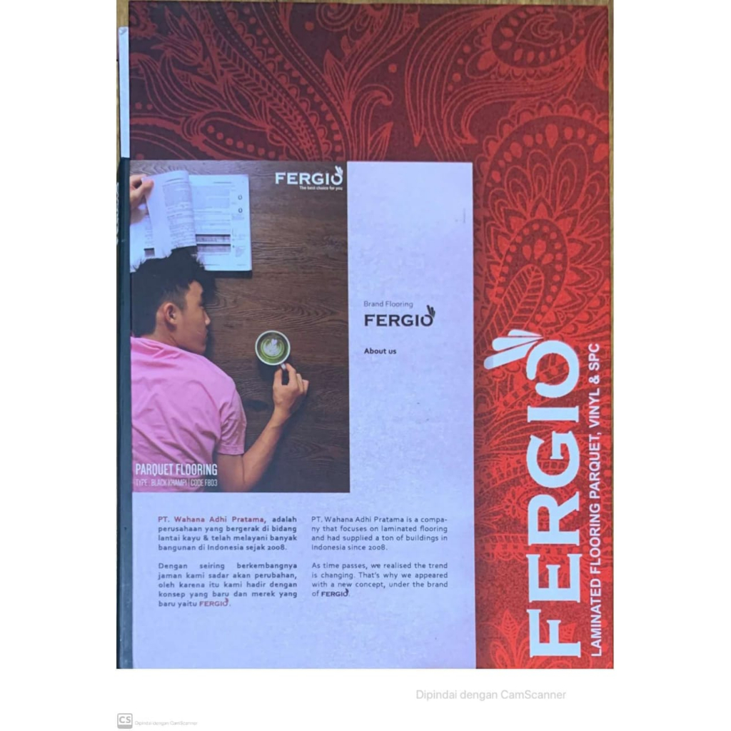 SPC Flooring Fergio Tebal 4mm