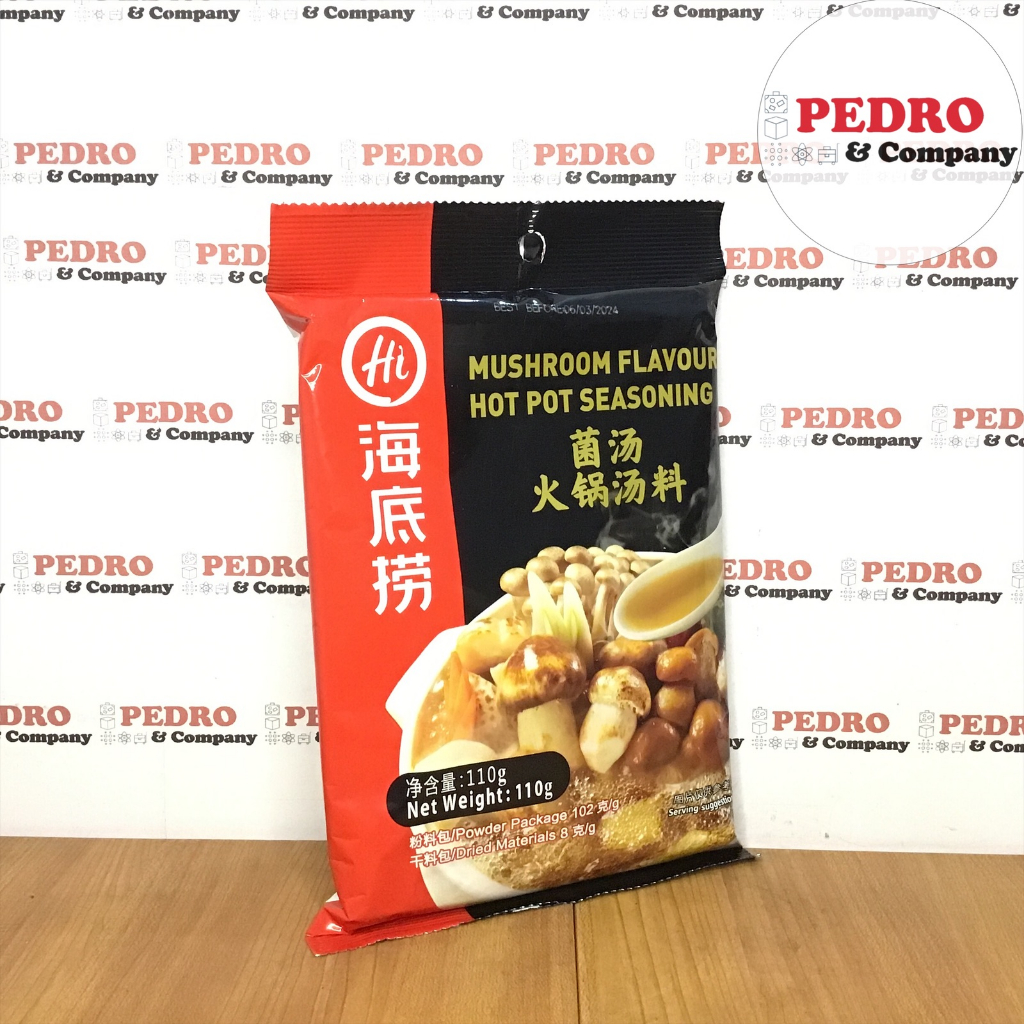 

haidilao hotpot mushroom flavor instant soup 150 gram - hai di lao sauce soup hot pot asli