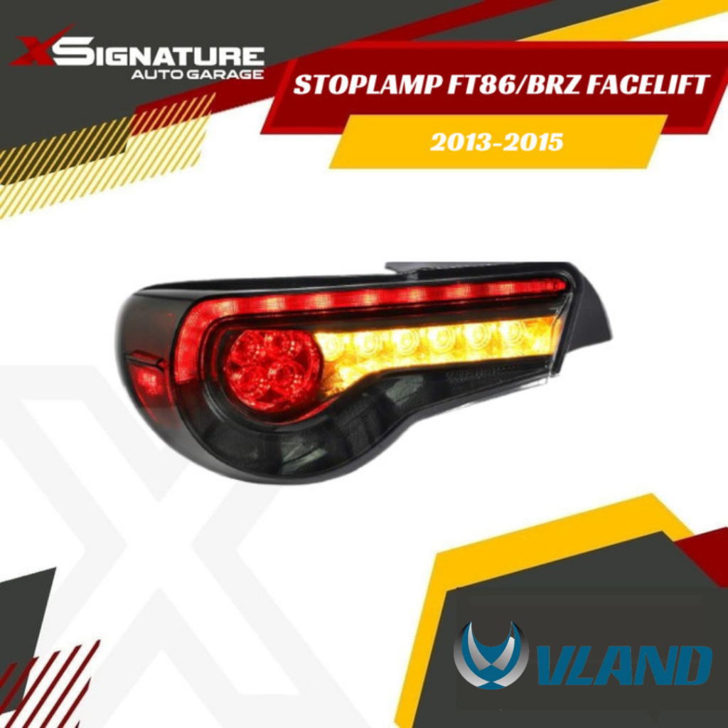 STOPLAMP SUBARU BRZ/FT86 GT86 FACELIFT SMOKE 2013 - 2015