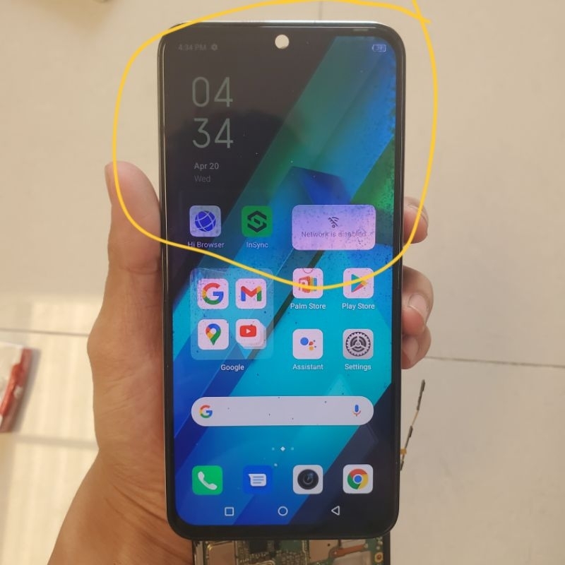 LCD TOUCHSCREEN FULLSET INFINIX ZERO 20 X6821 MINUS ORIGINAL COPOTAN