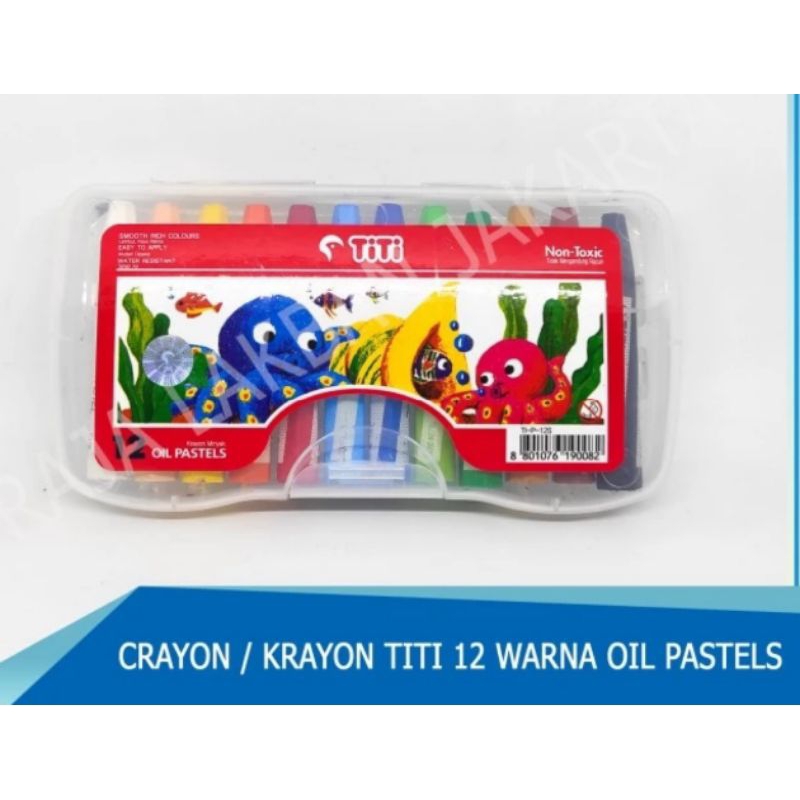

crayon / Krayon Titip 12 warna / 12 mini Oil Pastels