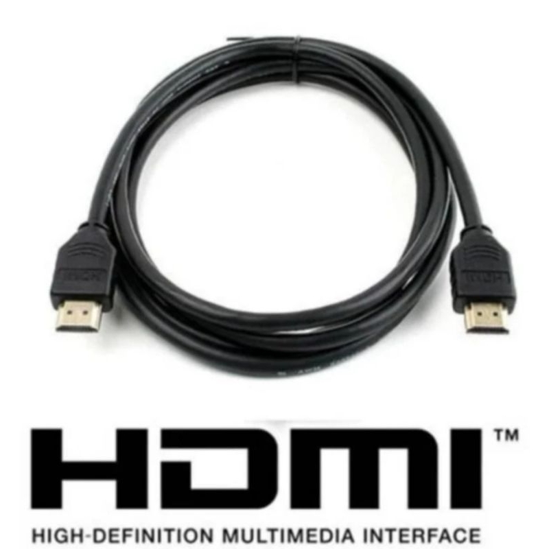 Kabel HDMI , HDMI ke HDMI panjang 1 meter Bisa utk colokan STB ke TV