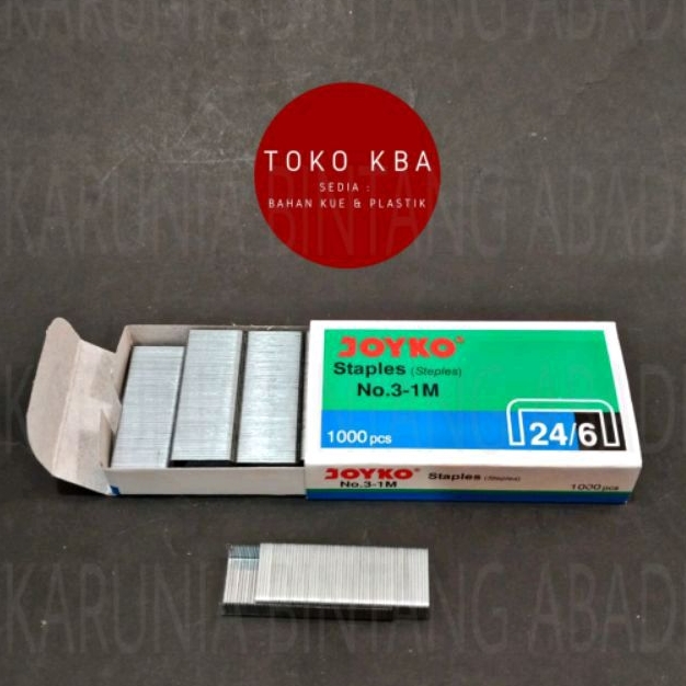 

Isi Staples Joyko No. 3-1M 24/6 Stapler Hekter Refill