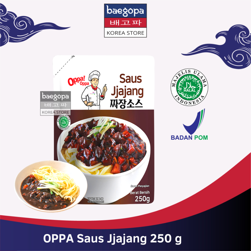 OPPA Saus Jjajang 250 g Halal |  Saus Jajangmyeon