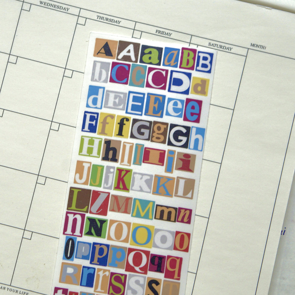 

Ransom Alphabet Sticker Deco Polcos Bujo Pennpaperco