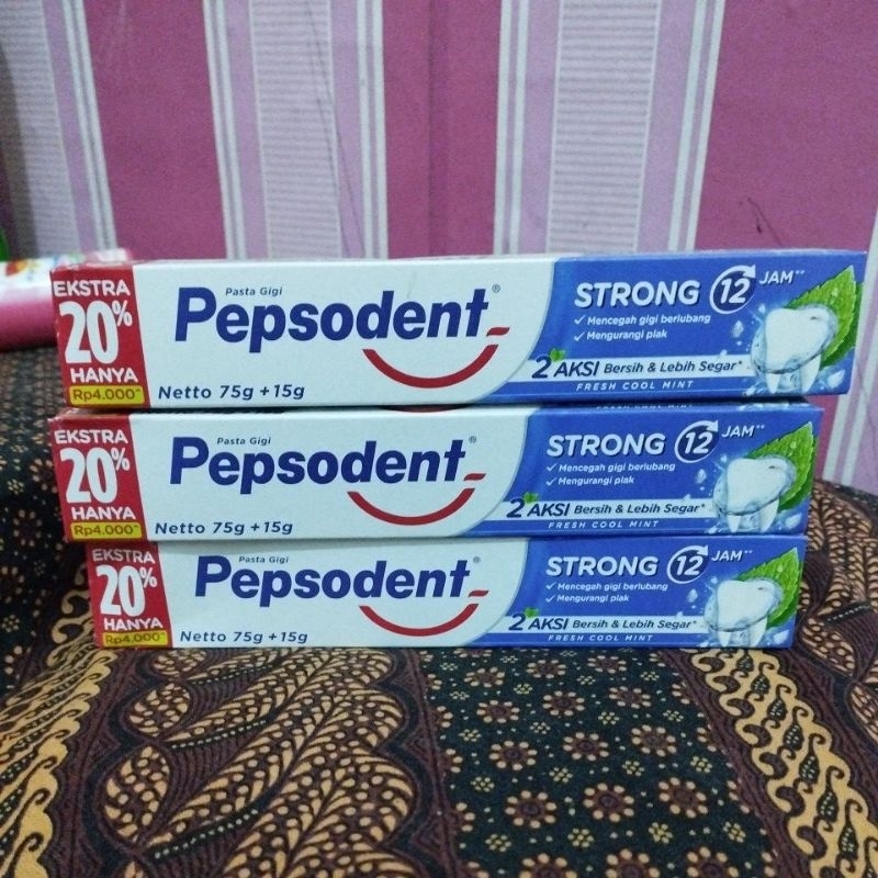 pepsodent 75g+15g isi 3