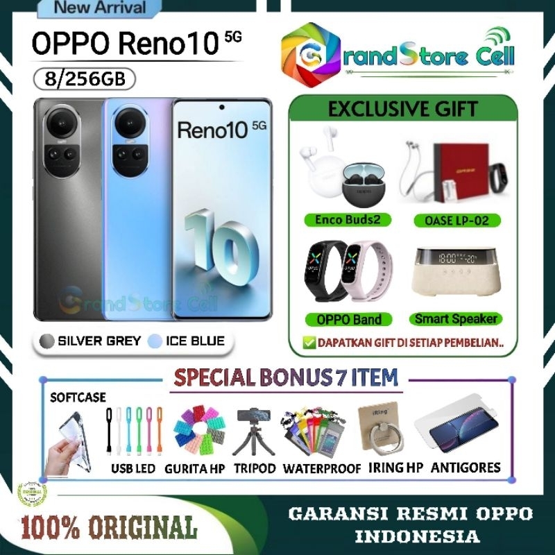 OPPO RENO10 5G RAM 8/256 NFC | OPPO RENO 10 Pro 5G RAM 12/256 GARANSI RESMI OPPO