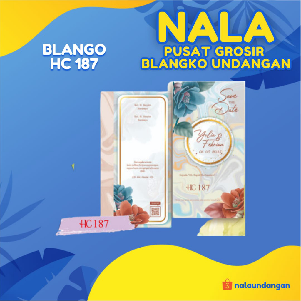 Pusat Grosir | Blangko Undangan HC 187 | NalaUndangan