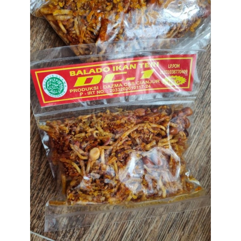 

Balado Ikan Teri Khas Cianjur