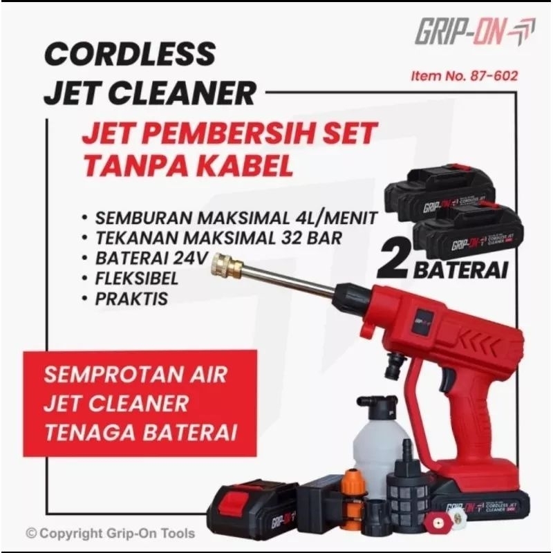 JET CLEANER 24VOLT 2 BATERAI