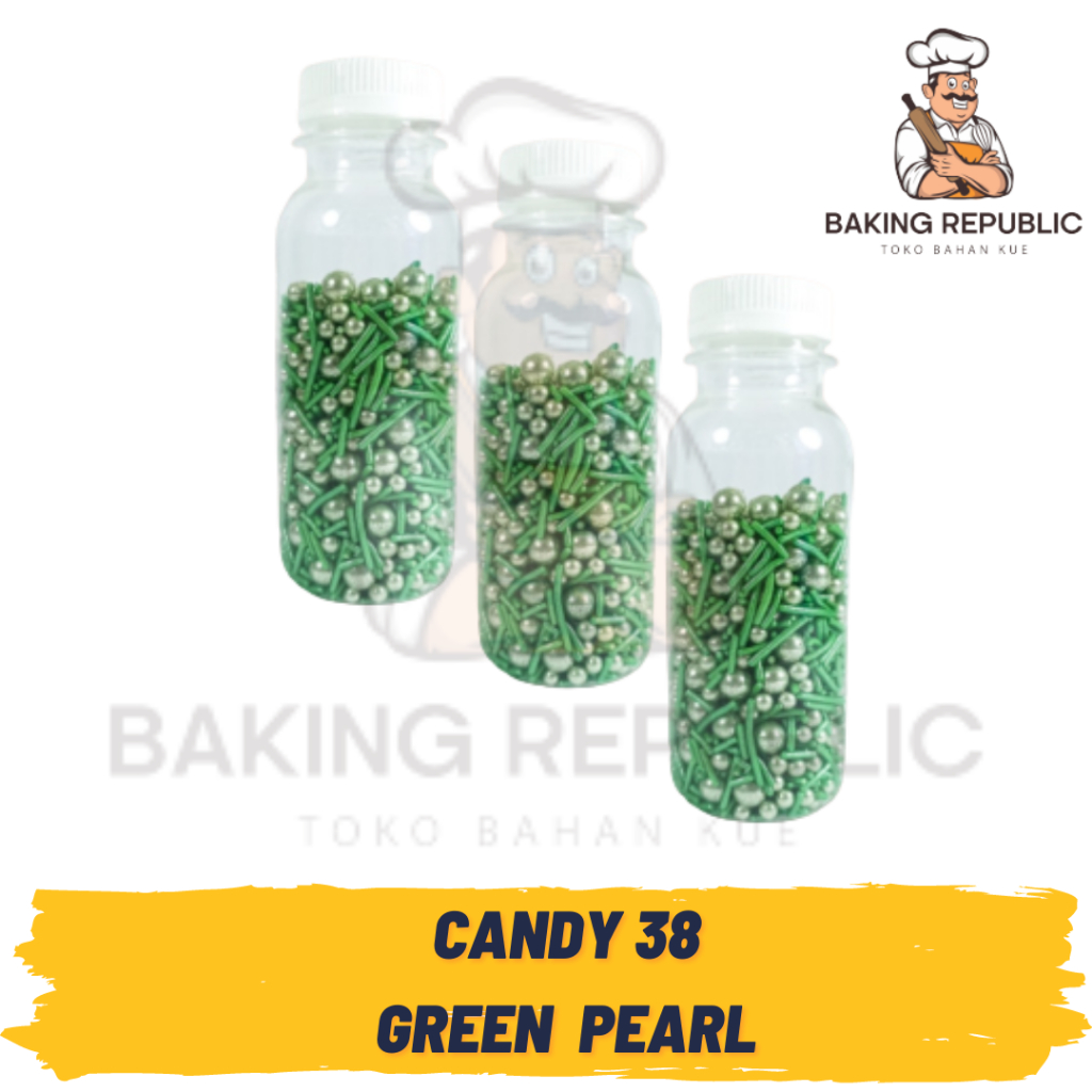 

CANDY 48 | GREEN PEARL | 65 GRAM | HIASAN KUE TART ULANG TAHUN | TABURAN KUE DESSERT