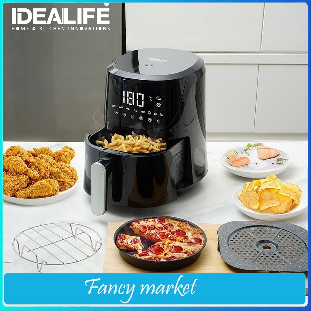 AIR FRYER IDEALIFE - Air Fryer – Penggoreng Tanpa Minyak - IL–200 (4L)