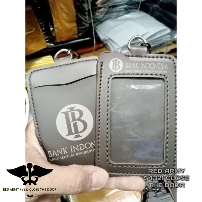 

ID Card Holder Tali Lanyard Name Tag Logo BI Bank Indonesia
