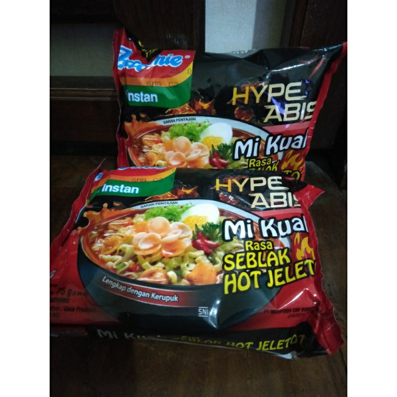 

Indomie rasa seblak hot jeletot