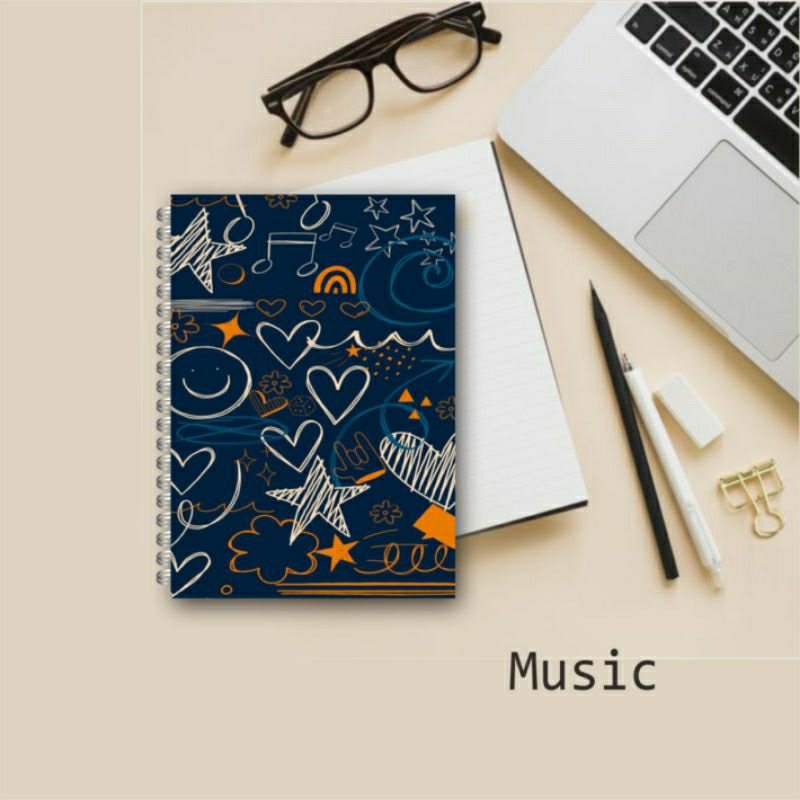 

NOTEBOOK/JURNAL GRID/DOTTED/ BLANK/LINE A5 IS 100 HALAMAN