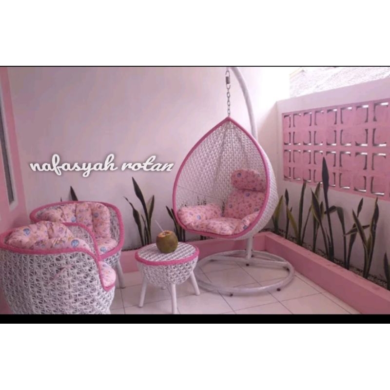 set ayunan + set kursi teras brekele (paket hemat)