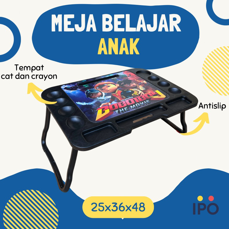 Meja Anak, Meja Belajar portable/lipat | meja belajar tk, sd | meja anak
