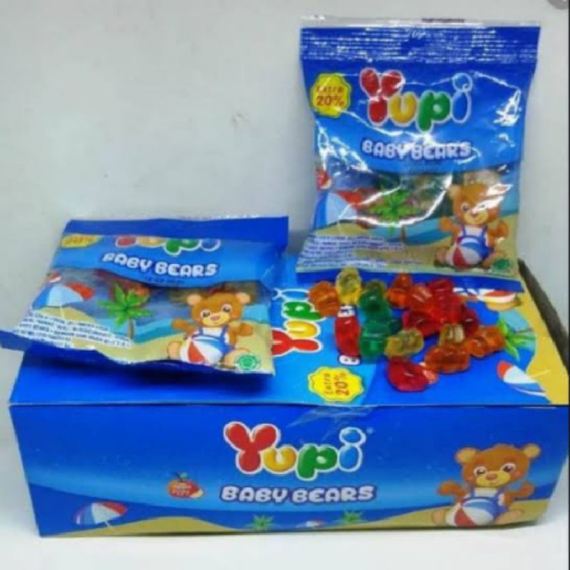 

YUPI BABY BEARS 1 BOX ISI 24 PCS