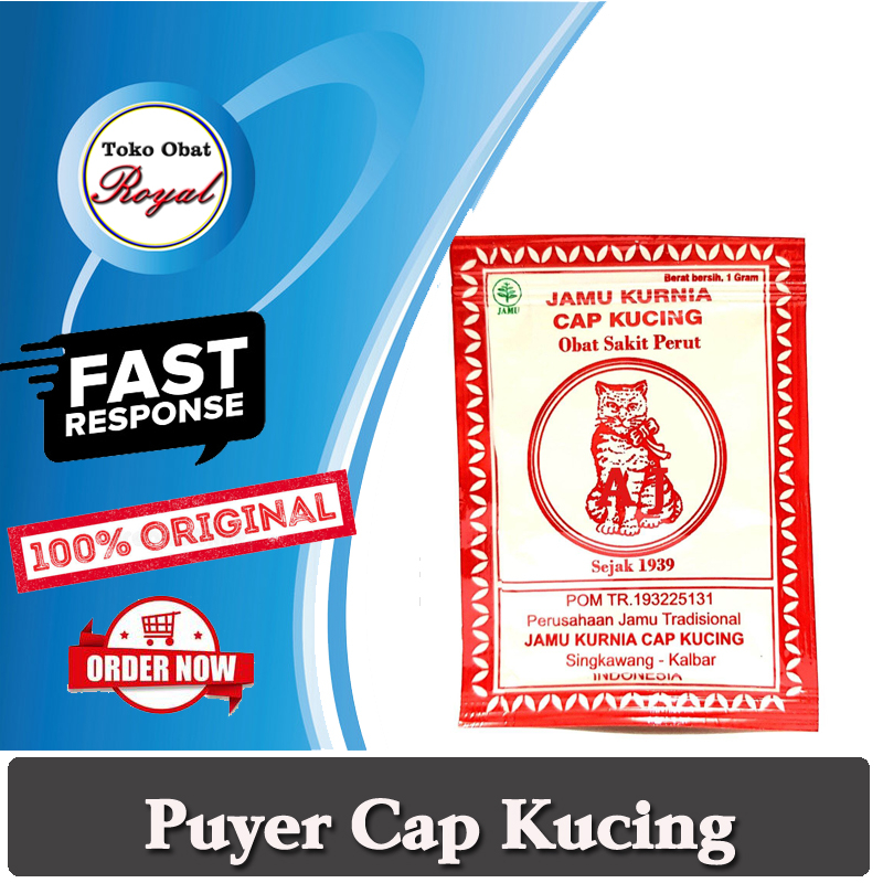 Puyer Cap Kucing Obat Sakit Perut