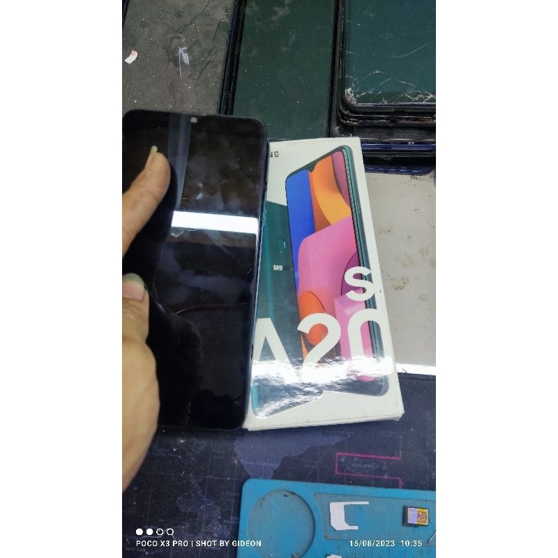 SAMSUNG A20S MATI IC LAMPU