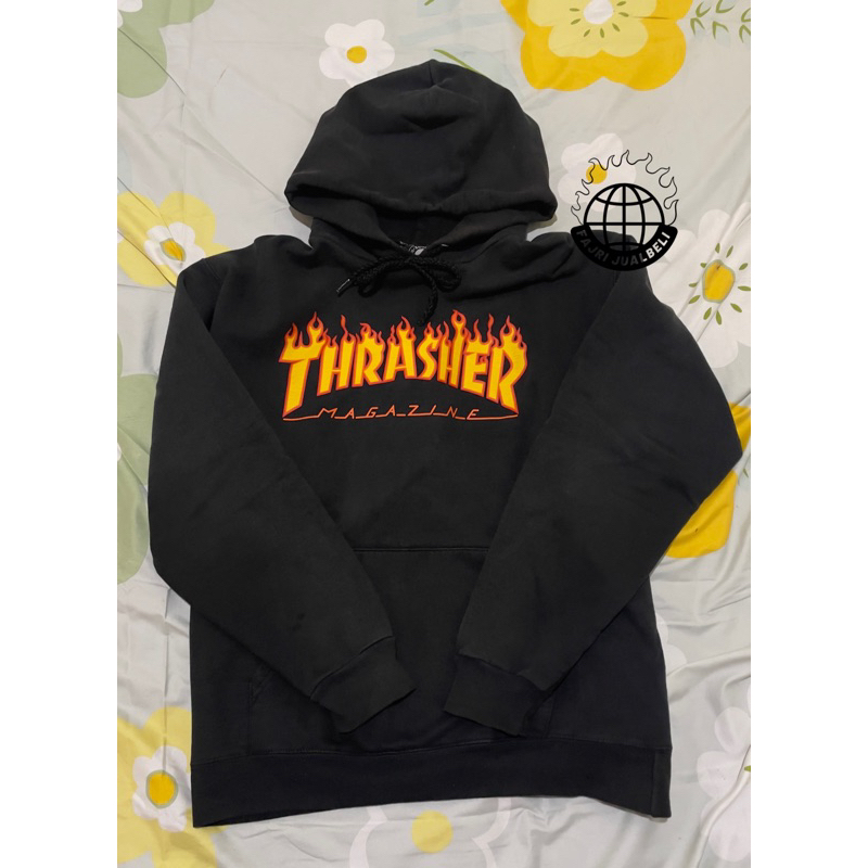 THRASHER HOODIE FLAME