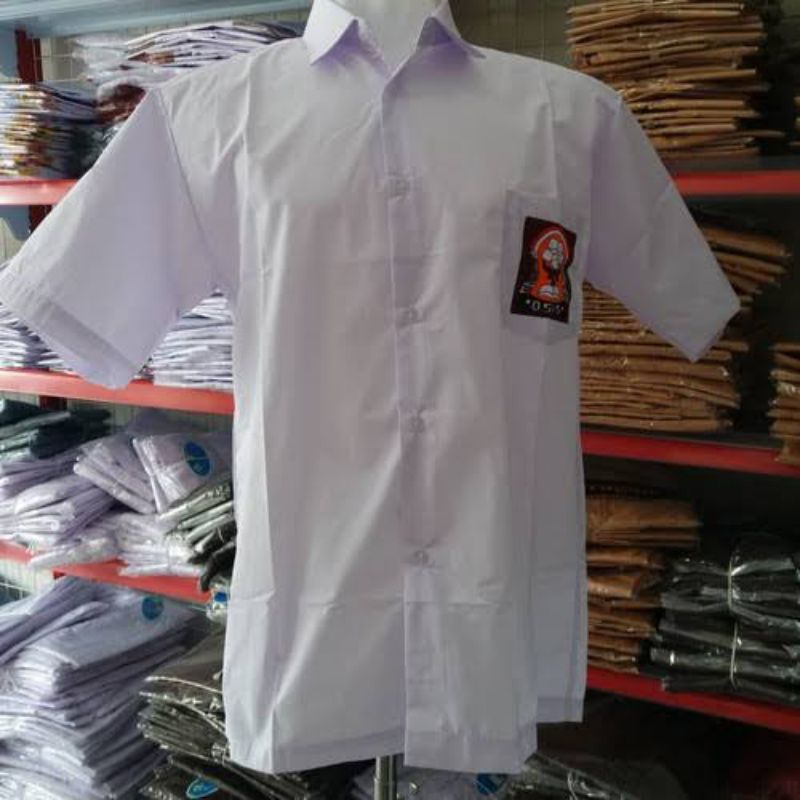 Seragam sekoalah SMA lengan pendek laki laki dan wanita/ baju sekolah kemeja Sma