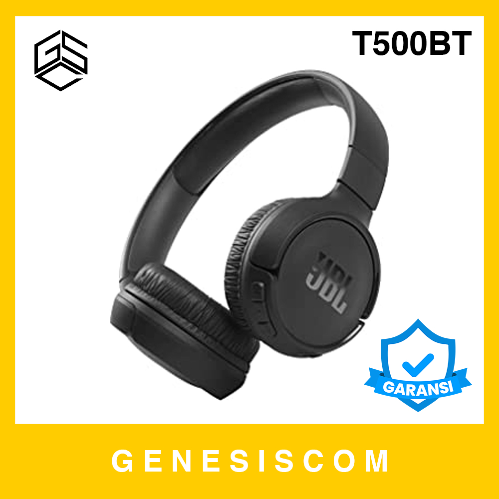Headphone Bluetooth JBL T500BT / Tune 500BT Headset Wireless On Ear Tune500BT Bass ORIGINAL
