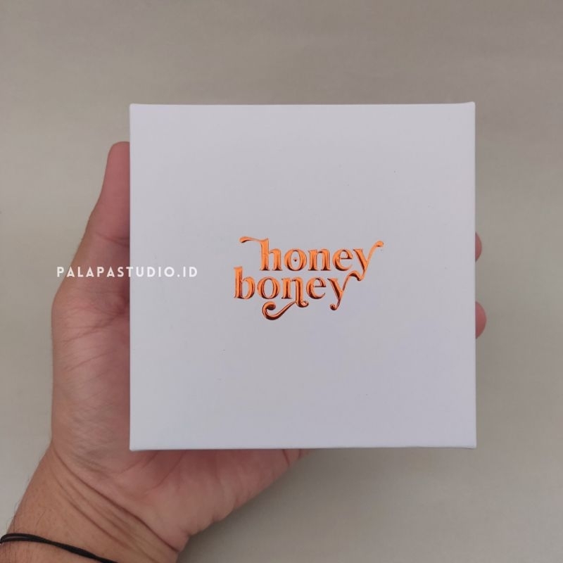 Custom Box Ukuran 15 x 15 x 3 cm | Kotak Hijab