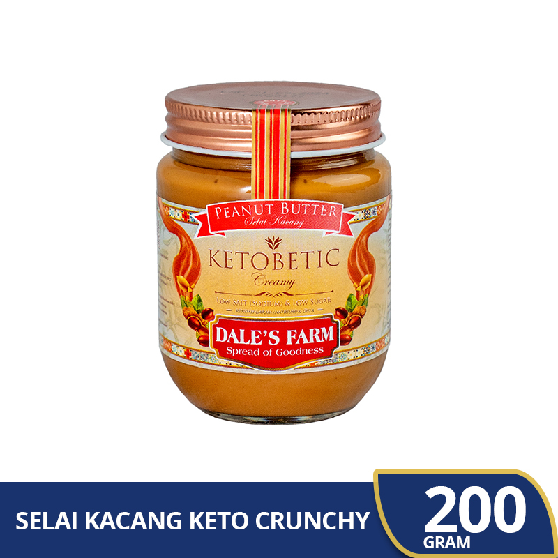 

Dale's Farm Ketobetic Creamy Selai Kacang 250gr