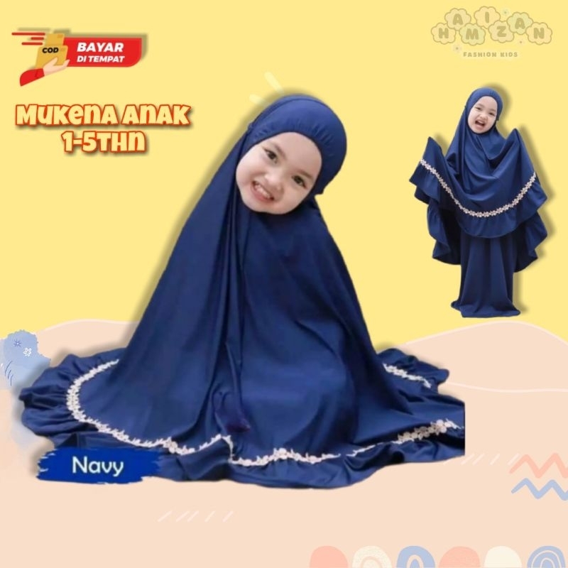 mukena anak 1-5 tahun allsize mukena anak bahan jersey