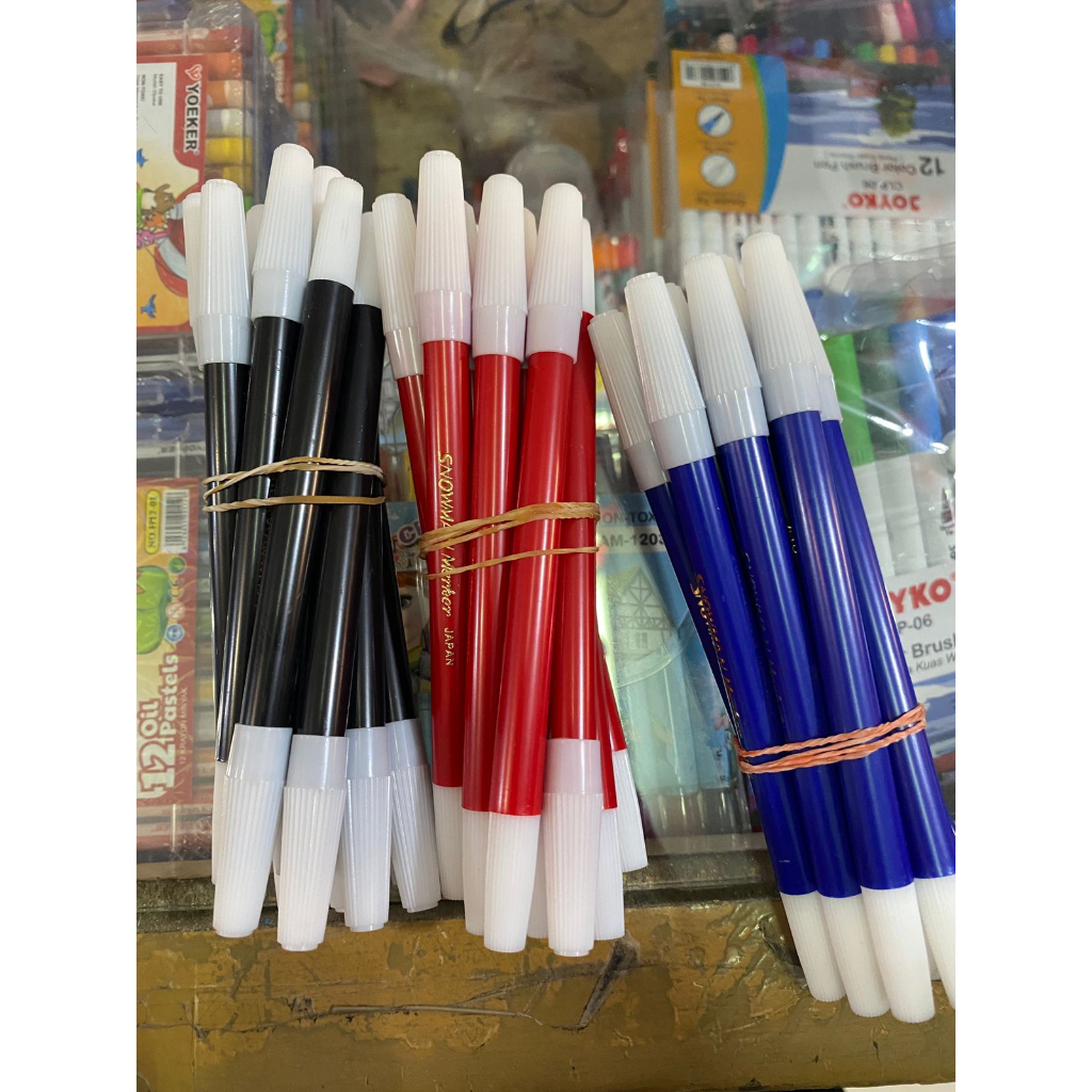 

Spidol Snowman Marker Kecil Pencil Type 1 Lusin / 12 Pcs
