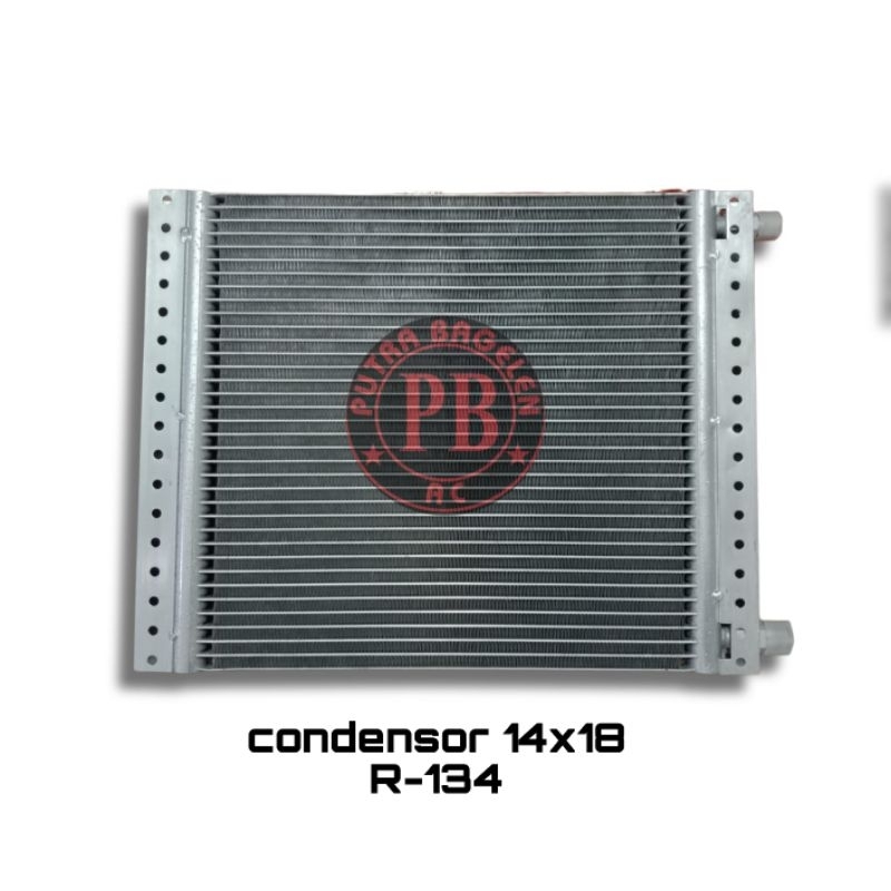 kondensor condensor ac mobil MULTI FLOW UNIVERSAL 14X18 20MM R134