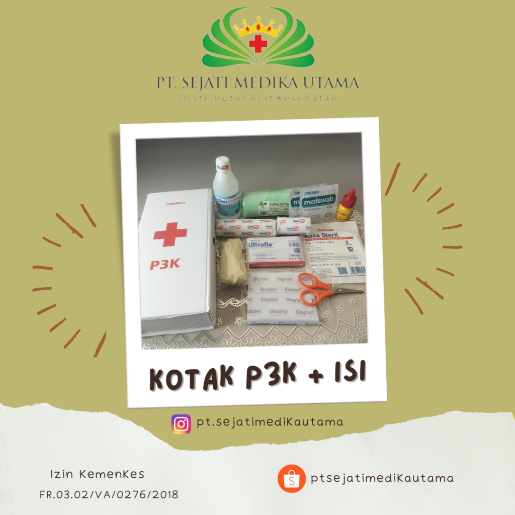 Kotak P3K + Isi / Kotak P3K Onemed