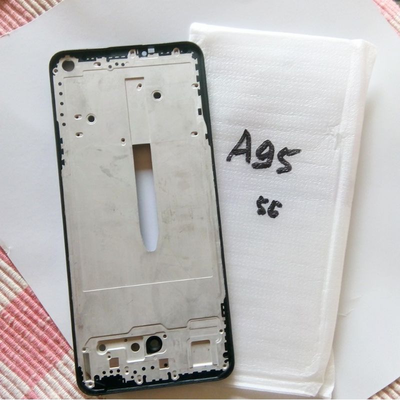 Frame LCD Oppo A95 5G Tulang Tengah Tatakan LCD Original