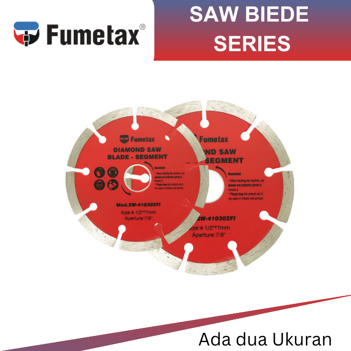 FUMETAX mata gerinda potong kramik 4"
