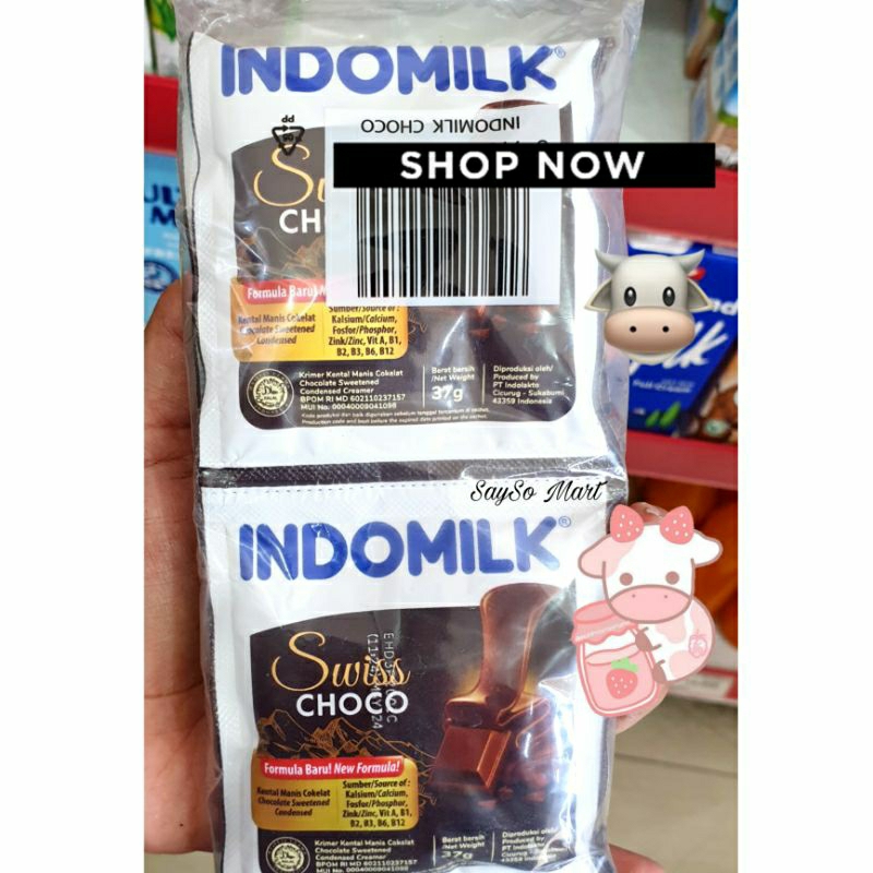 

[PROMO] SKM Indomilk Susu Kental Manis Sachet 37g Vanila Plain Coklat Choco