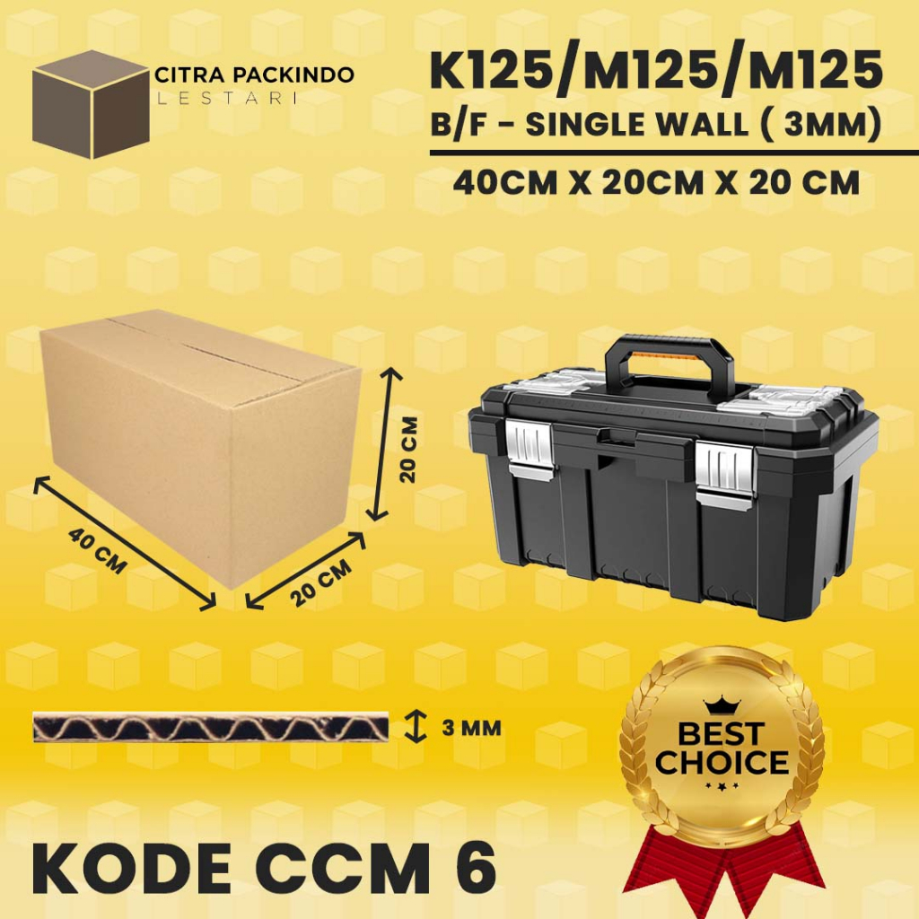 

Kardus Karton Box 40x20x20 CM Dus Packing Packaging Polos Baru