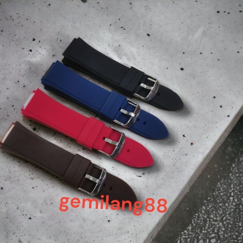 Strap Tali Jam tangan rubber Guess W0247G3 tali jam guess rigor