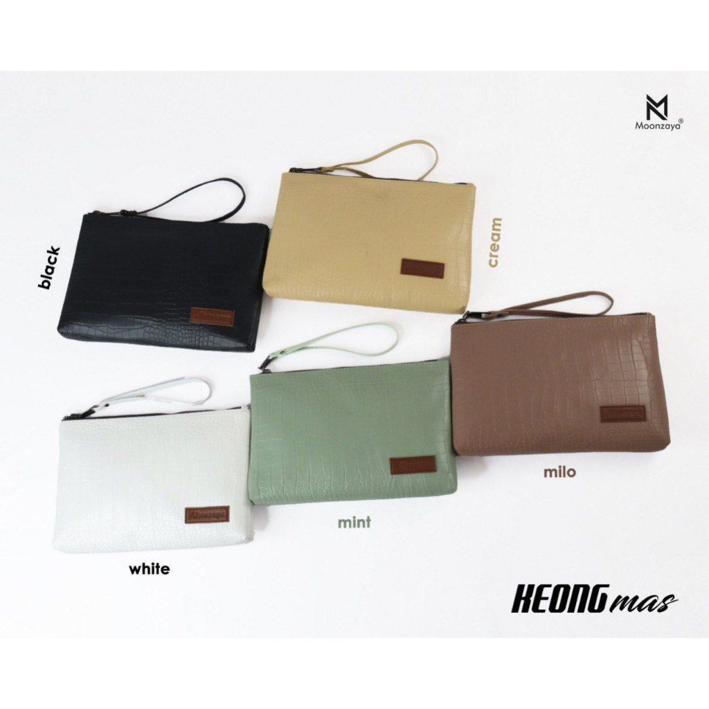 CLUTCH KEONG MAS BY MOONZAYA HAND BAG KULIT TAS TANGAN WANITA