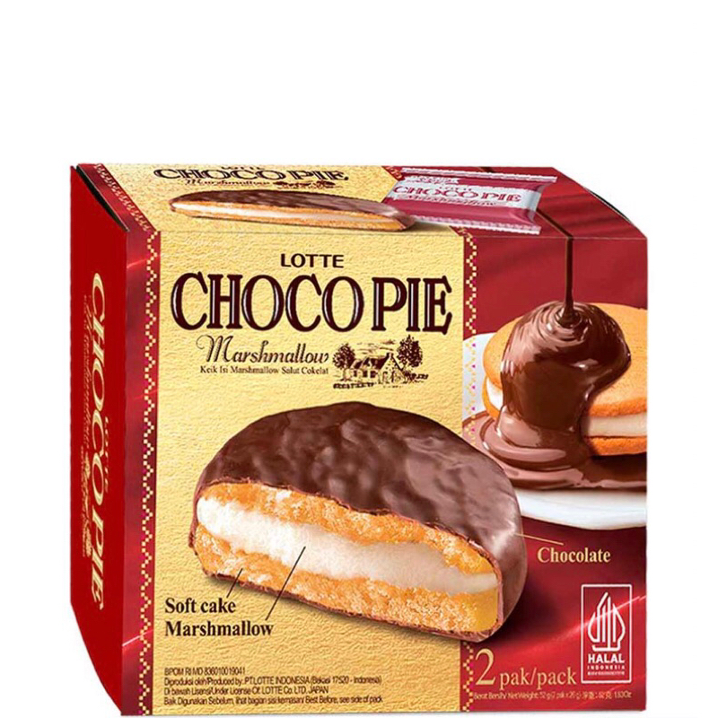 

Lotte choco pie Marshmallow 2s