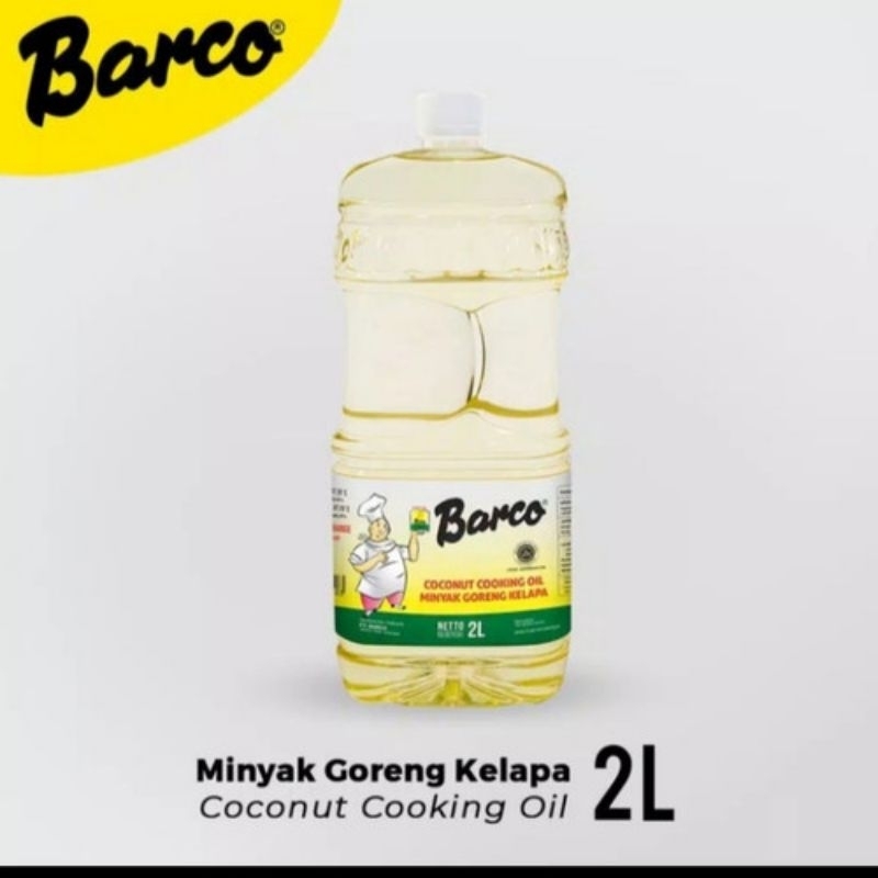 

minyak goreng Barco Minyak Goreng Kelapa Botol 2 liter jamin asli !!