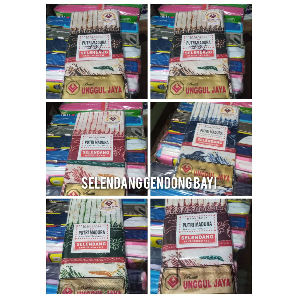 SELENDANG GENDONG BAYI PUTRI MADURA