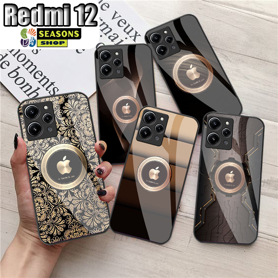 Softcase Redmi 12 - Softcase Redmi 12 Terbaru - Softcase Kaca Redmi 12 -Softcase Kaca Akrilic Redmi 