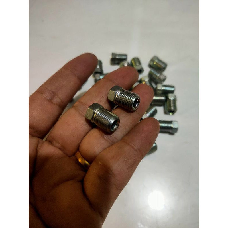 NEPEL PIPA REM / NIPPLE PIPA REM NEPEL 10  UKURAN KUNCI 10 MM ORIGINAL UNIVERSAL