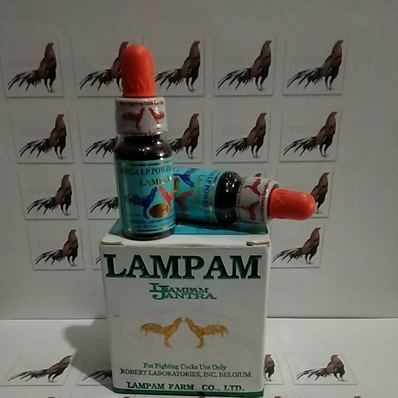 Doping ayam LAMPAM MEGA LP POWER 15ml original thailand. tenaga tanpa batas tahan pukul nafas panjan