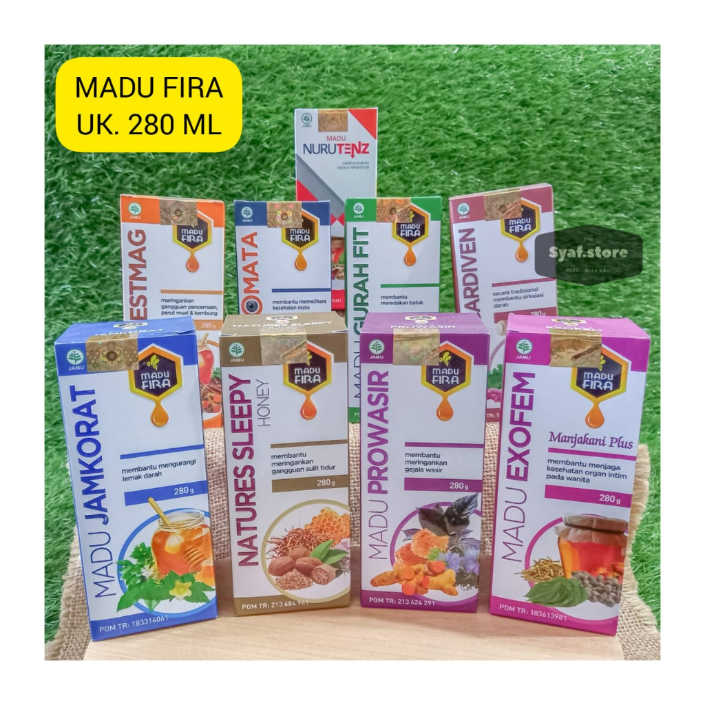 

Madu Fira 280 GR gurah fit zestmag nurutenz vitomata jamkorat exofem prowasir Asli 100% Original TERMURAH